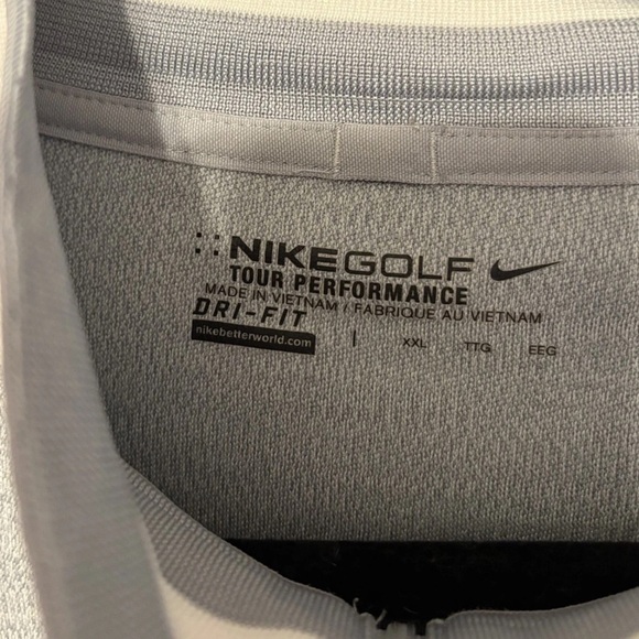 Nike Golf Tour Performance 1/4 Zip Pullover Sweatshirt Mens Size XXL Logos - Picture 5 of 6
